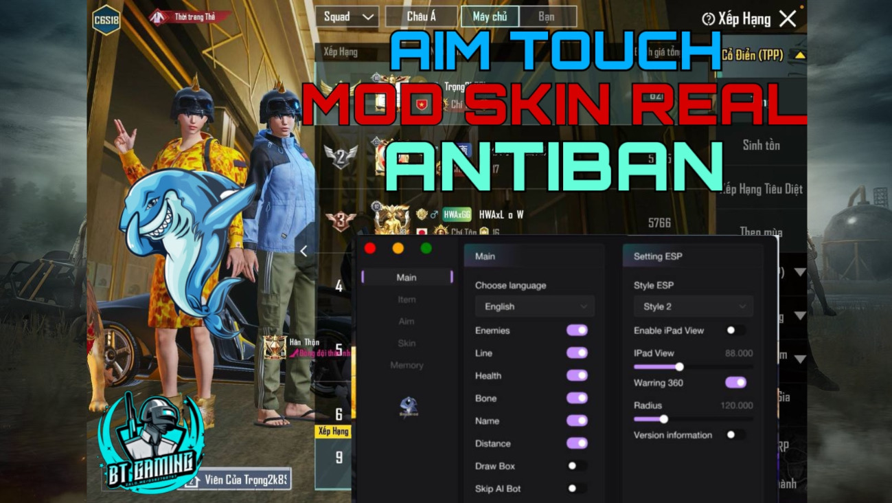 Tool Black Shark PUBG