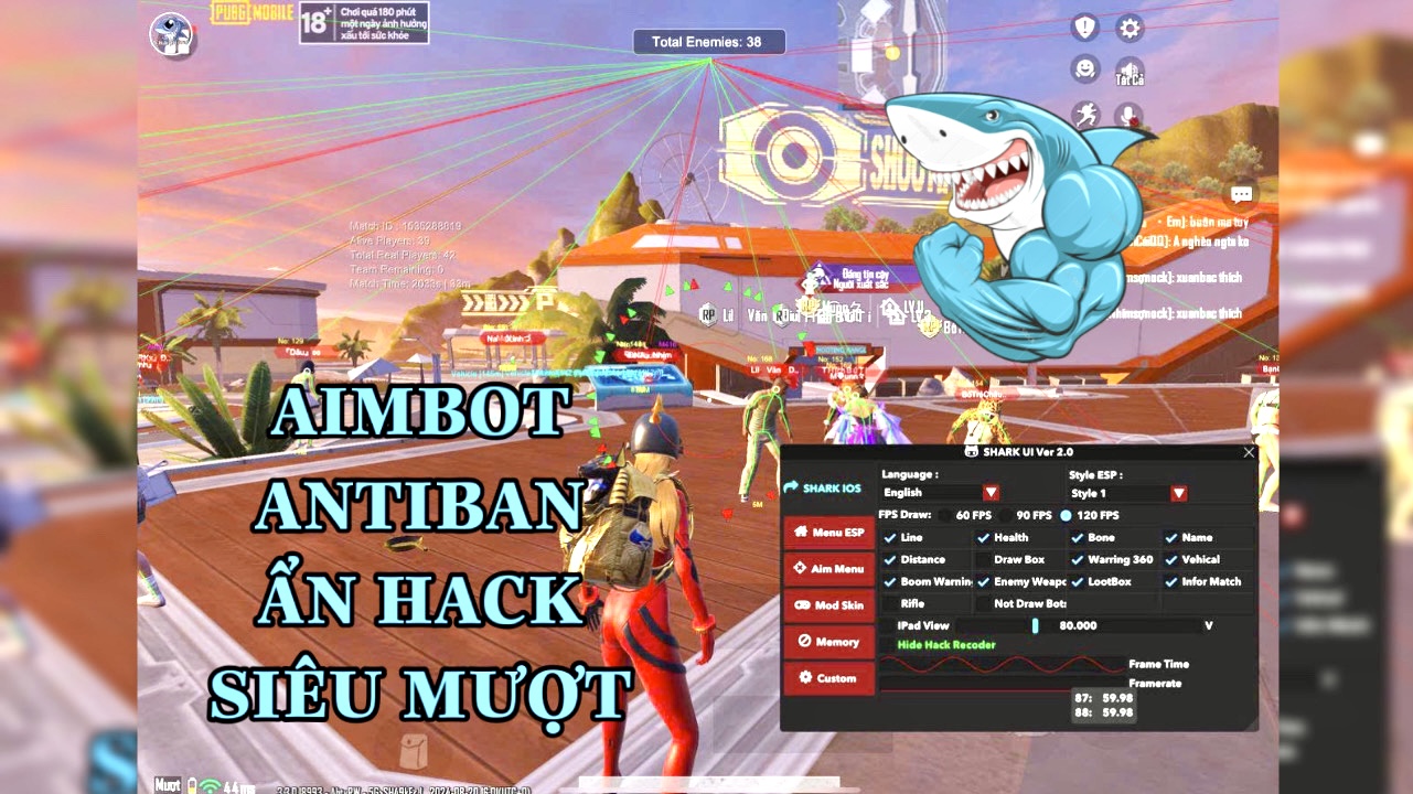 [<b>IOS NONJB</b>] BẢN SHARK UI-ANTIBAN - AIMBOT CỰC XỊN (SAU KHI THUÊ KEY, BẤM VÀO HÌNH ẢNH ĐỂ CÀI ĐẶT GAME )