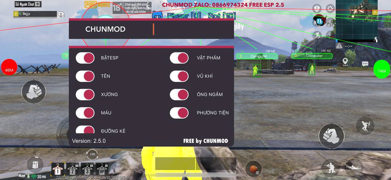 HACK PUBG ESP CHUNMOD FREE