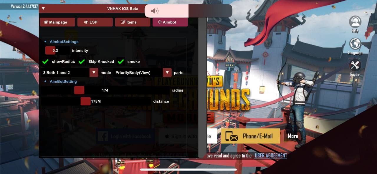 [<b>IOS NONJB</b>] BẢN VN HAX- HACK PUBG ESP - AIMBOT - ẨN HACK ( Sau khi thuê key liên hệ ADMIN để cài đặt )